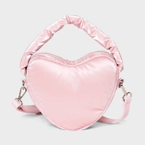 Wild Fable Puffy Heart Bag Pink